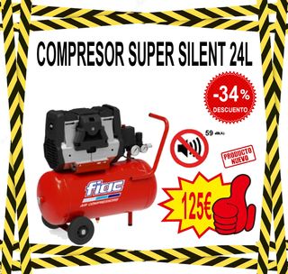 Compresor 24L FIAC Super Silent
