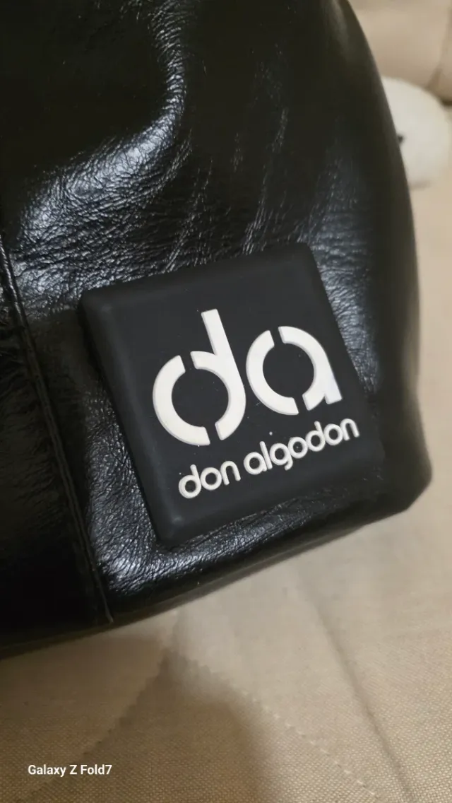 Bolso Don Algodón Negro Piel Sintética