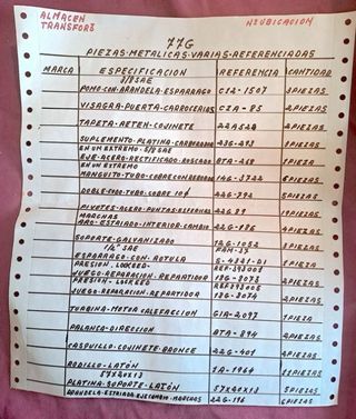 1A1964 Rodillo alimentador aceite arbol leva MGB