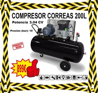 Compresor de Correas 200L 3.04 CV