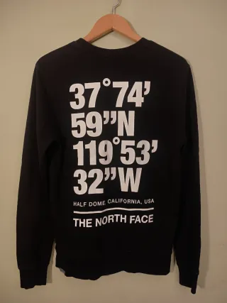 Sudadera The North Face Negra Coordenadas