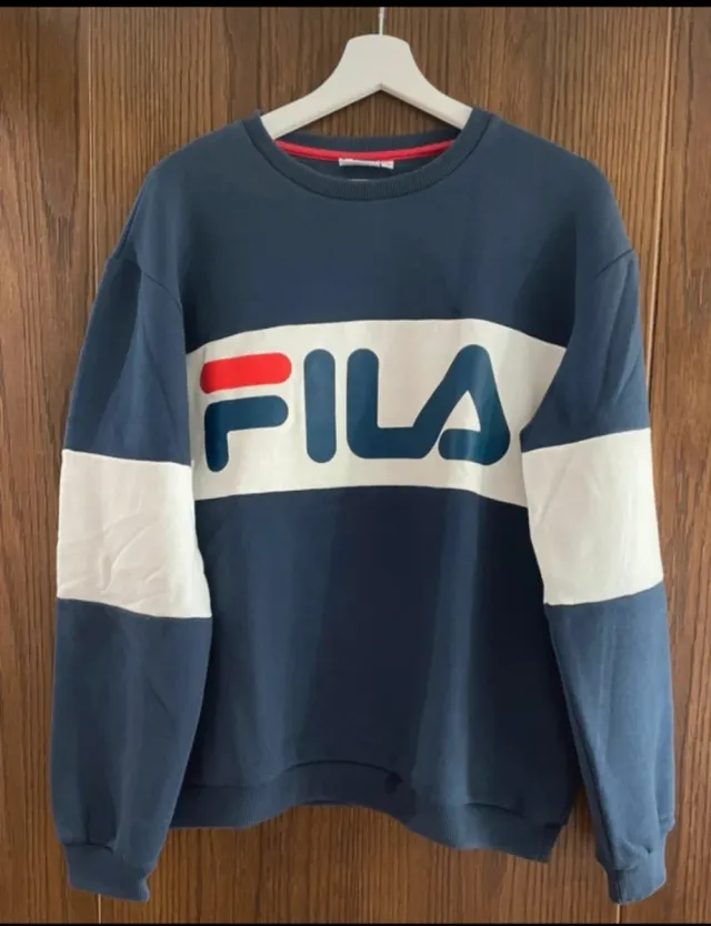 Sudadera Fila Azul y Blanca