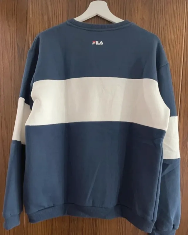 Sudadera Fila Azul y Blanca