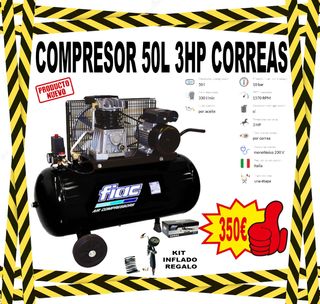 COMPRESOR 50L 3HP 10 BAR