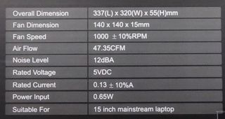 Base de refrigeración para portátil Tacens Opimus