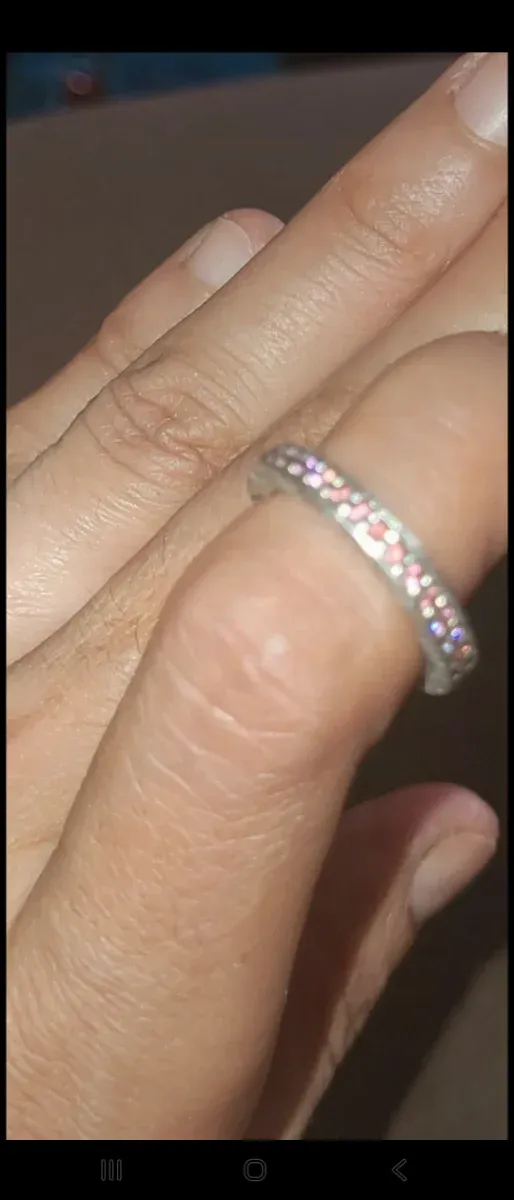 Anillo Pandora Plata con Circonitas Rosas