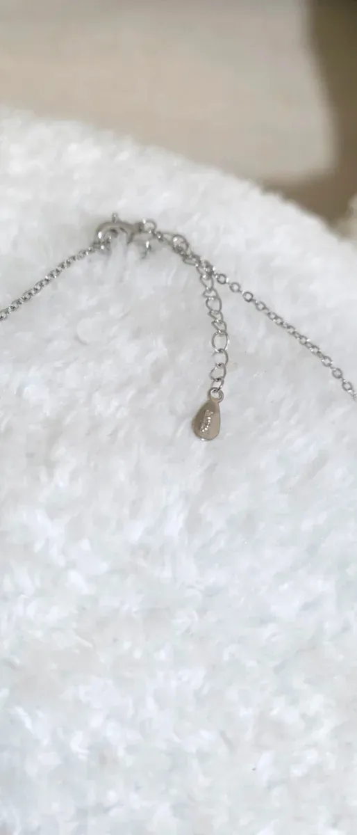 Colgante mariposa plata con circonitas