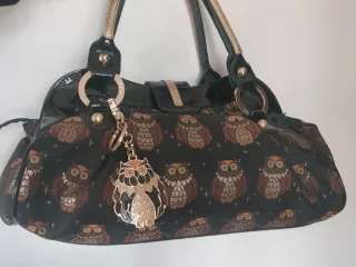 Borsa Braccialini tema gufi