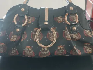 Borsa Braccialini tema gufi