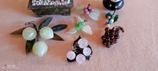 Set bonsai e grappoli in pietra