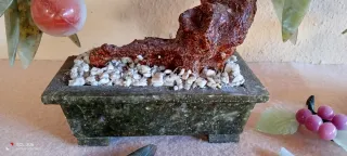 Set bonsai e grappoli in pietra