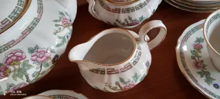 Servizio da thè completo porcellana decorata
