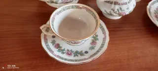 Servizio da thè completo porcellana decorata