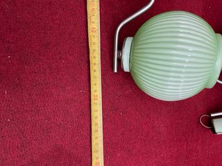 Pareja vintage Apliques Pared Opalina Verde