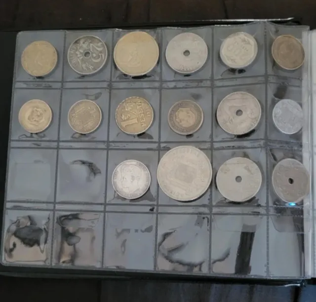 Colección de monedas antiguas