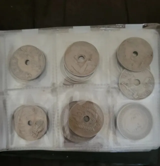 Colección de monedas antiguas