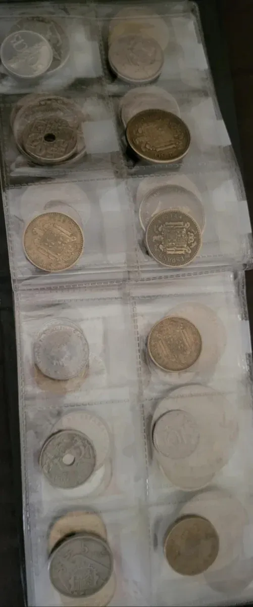 Colección de monedas antiguas