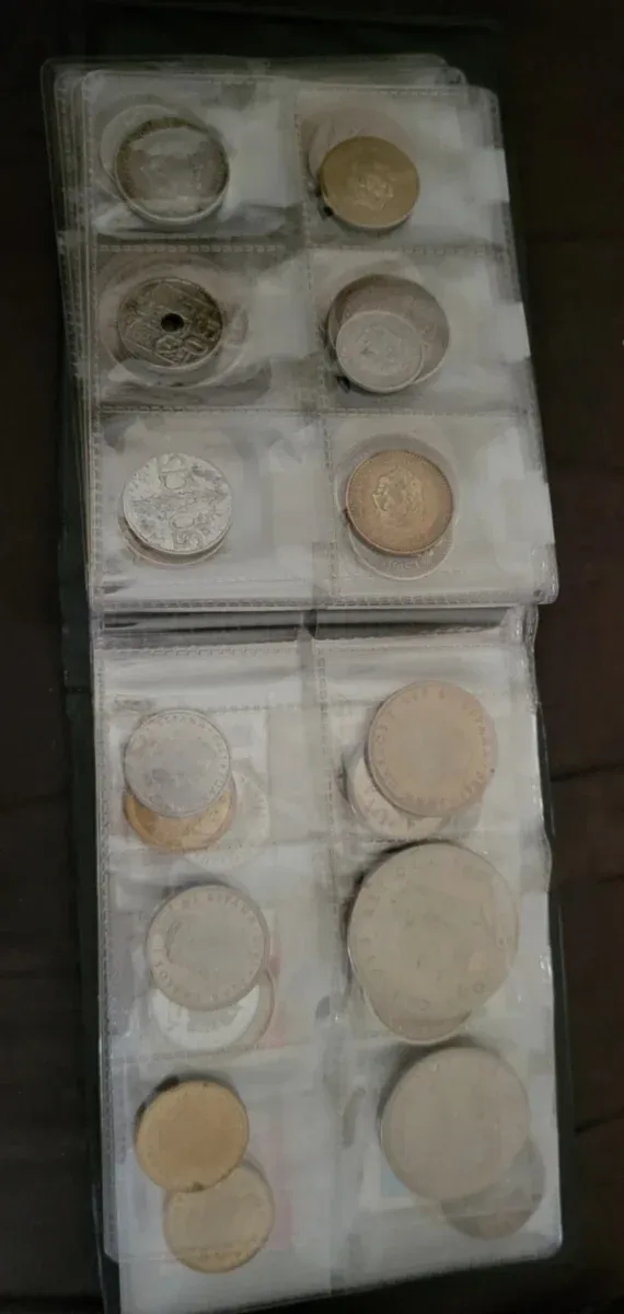 Colección de monedas antiguas