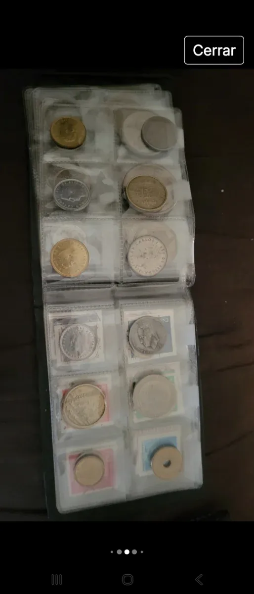 Colección de monedas antiguas
