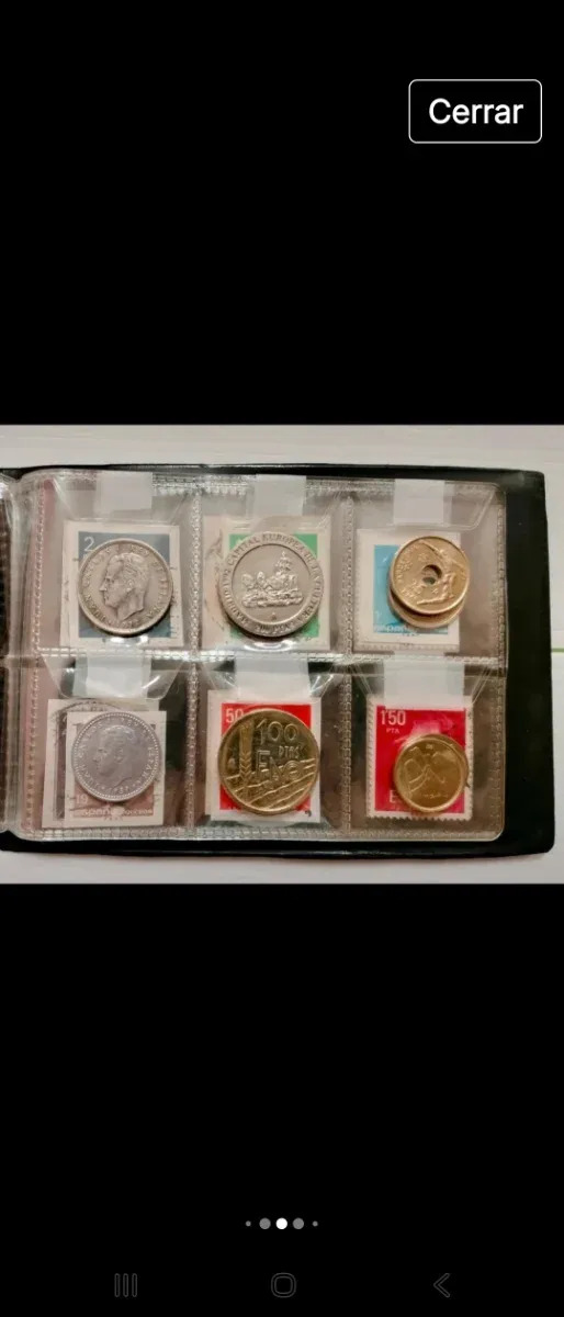 Colección de monedas antiguas