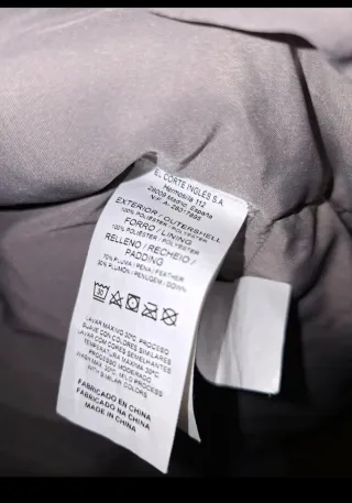 Chaqueta de plumas beige