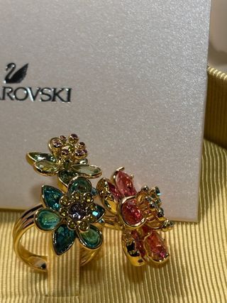 Swarovski Anillo Idyllia 3 Flores