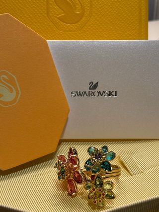 Swarovski Anillo Idyllia 3 Flores