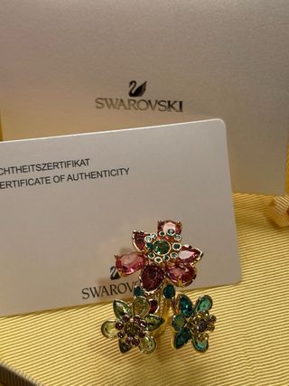 Swarovski Anillo Idyllia 3 Flores