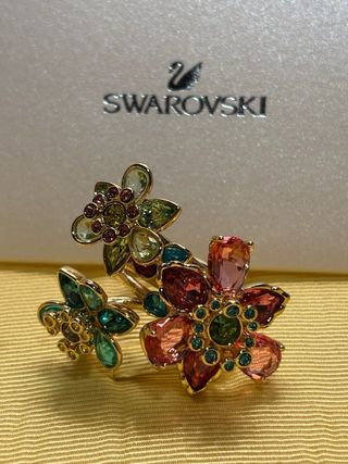 Swarovski Anillo Idyllia 3 Flores