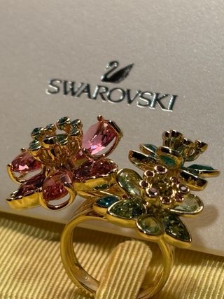 Swarovski Anillo Idyllia 3 Flores