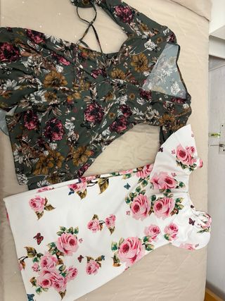 Lote 2 vestidos H&M y blusa Mango