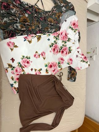 Lote 2 vestidos H&M y blusa Mango