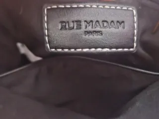 Bolso Negro Oso Rue Madam Paris Cadena Dorada