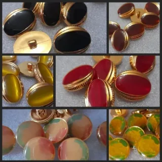 Lote 16 botones - 2 modelos