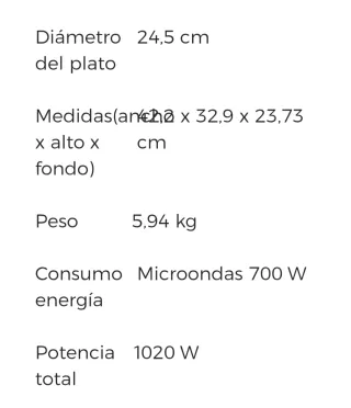 Microondas Nuevo. Marca Saivoid(el corte ingles?