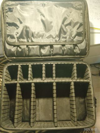 Maletín profesional maquillaje negro