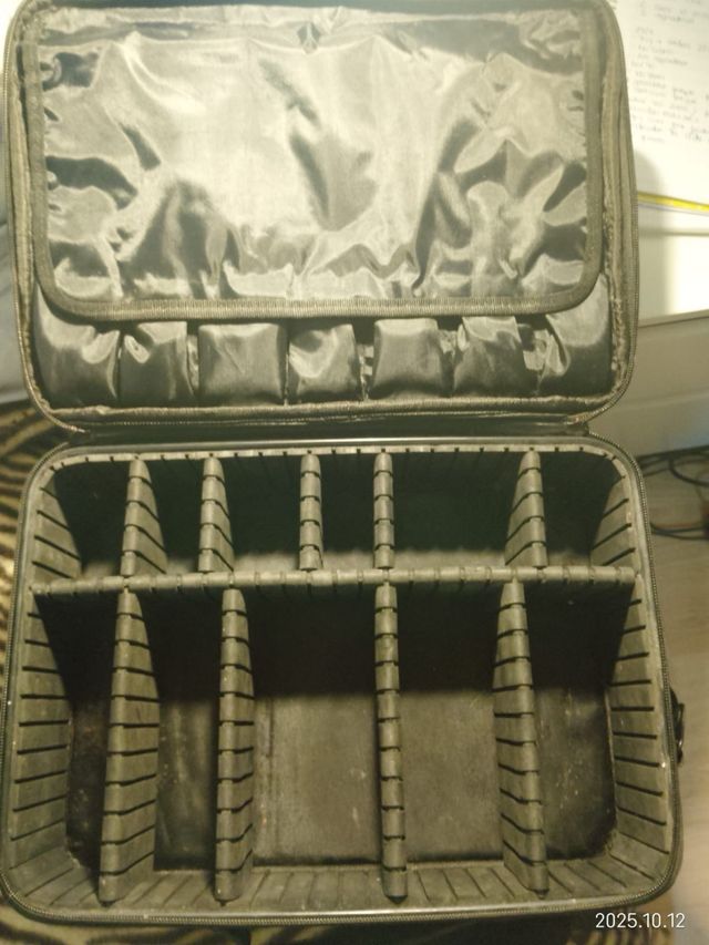 Maletín profesional maquillaje negro