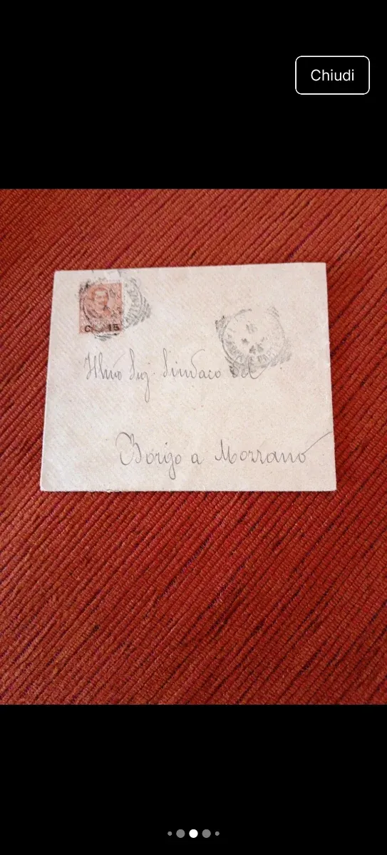 Busta con francobollo 1906