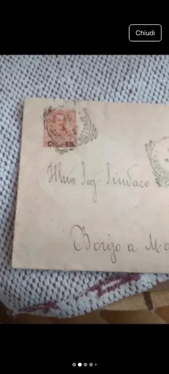 Busta con francobollo 1906