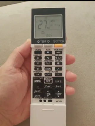 Mando Mitsubishi Aire Acondicionado