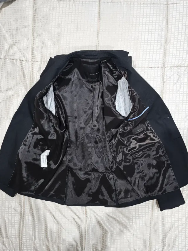Blazer Zara Man Talla 46 Negro