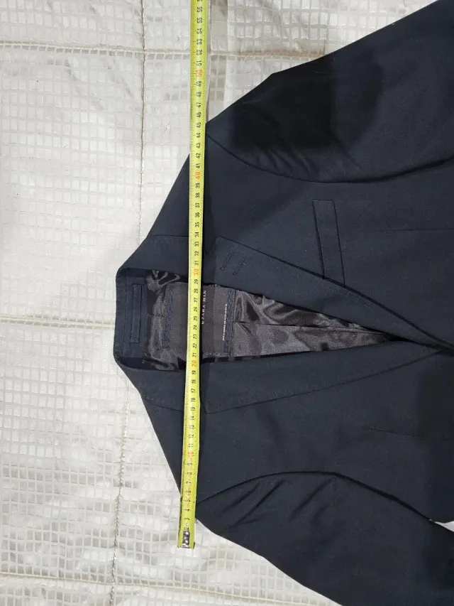 Blazer Zara Man Talla 46 Negro