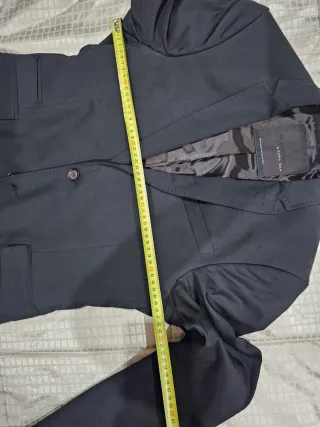 Blazer Zara Man Talla 46 Negro