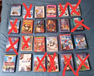 Lote 31 DVDs Infantiles (vendo sueltos)