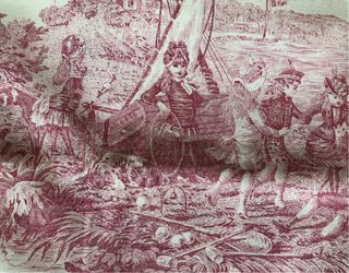 Tessuto Toile de Jouy