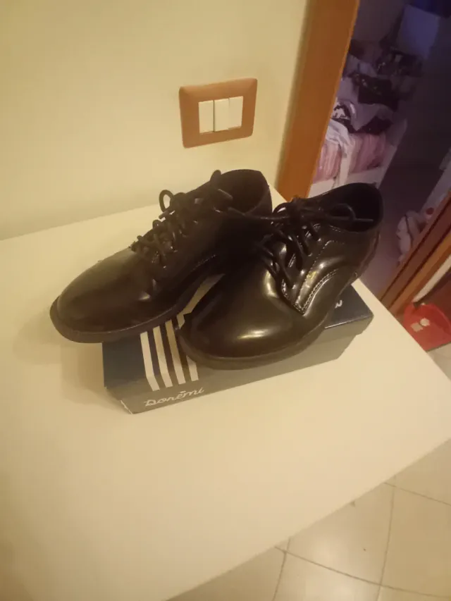 Scarpe eleganti bimbo Doremi nere n30