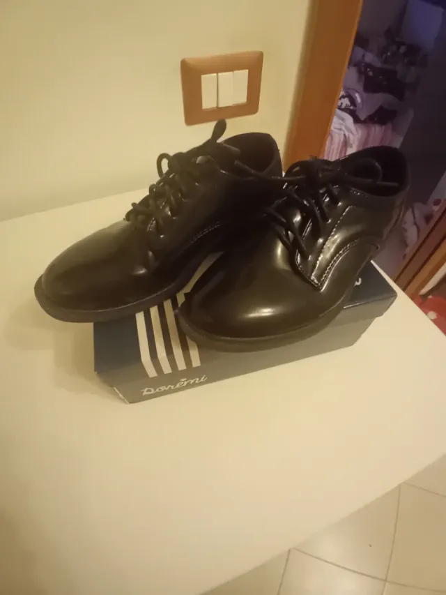 Scarpe eleganti bimbo Doremi nere n30