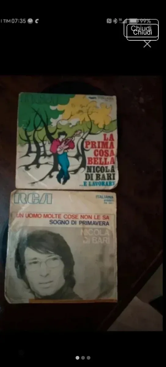 2 Dischi 45 Giri Nicola di Bari