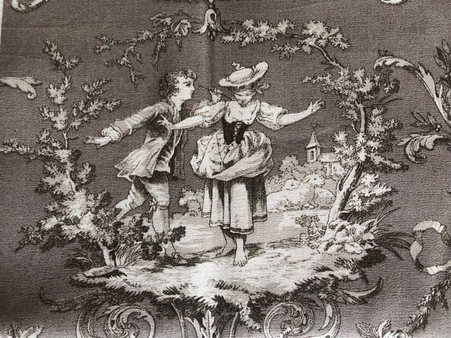 Tessuto Toile de Jouy
