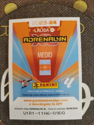 Cromo Tchouameni Edición Limitada Adrenalyn